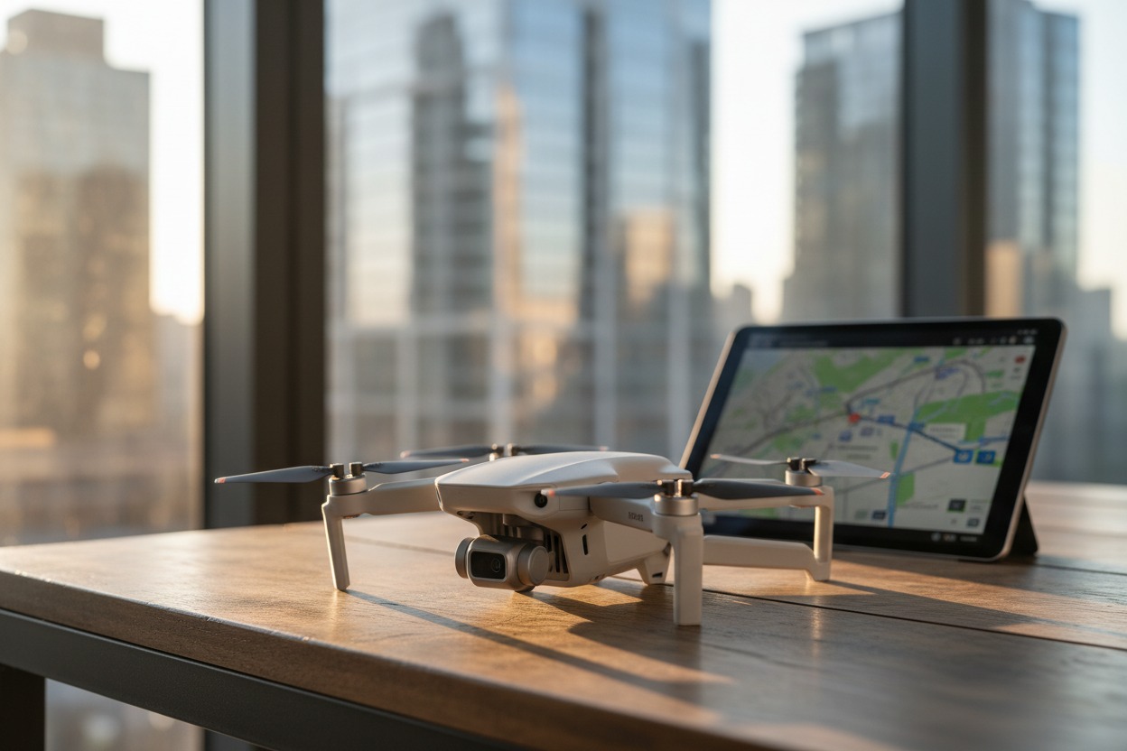 generate professional image og a drone like a dji mini